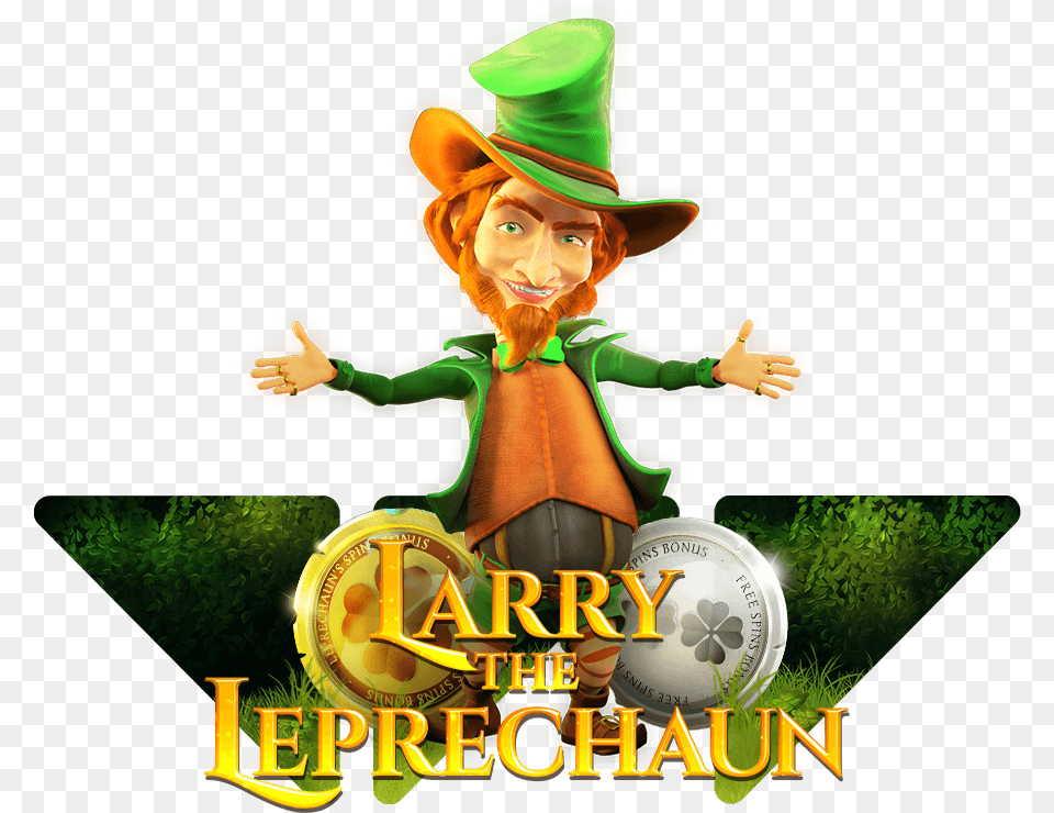 Wazdan Larry The Leprechaun, Book, Publication, Person, Face Free Png Download