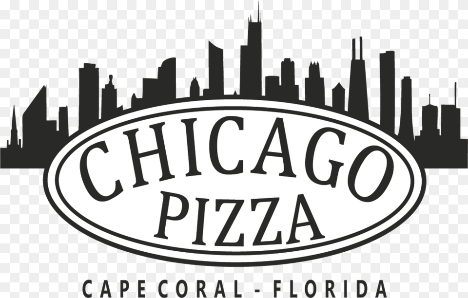 Wb Chicago Pizza 2017 2 Chicago Skyline, Oval, Sticker Png