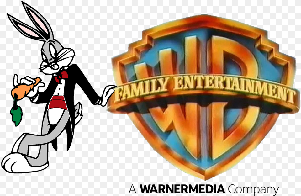 Wb Family Alternate Print Logo Bugs Bunny Warner Bros Family Entertainment, Person Png Image