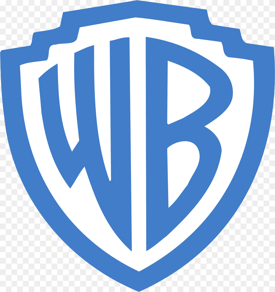 Wb Logo Symbol Crest Warner Bros Logo Blue, Armor, Shield Free Png