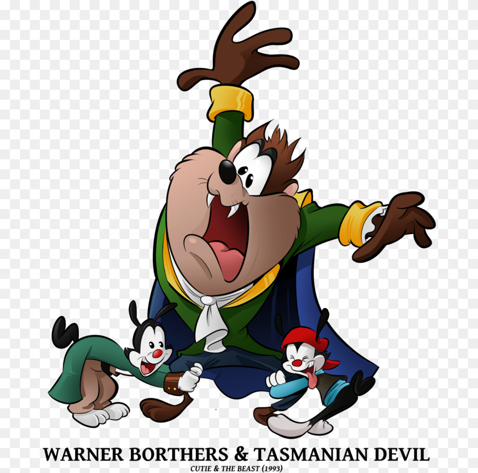 Wb N Taz By Boscoloandrea Taz In Animaniacs, Cartoon, Baby, Person, Face Png
