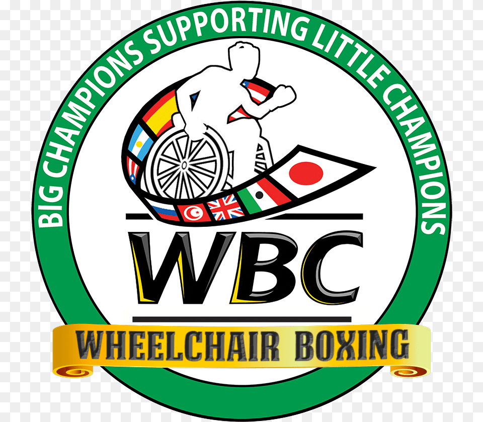 Wbc Wheelchair Boxing Illustration, Logo, Baby, Person, Machine Png