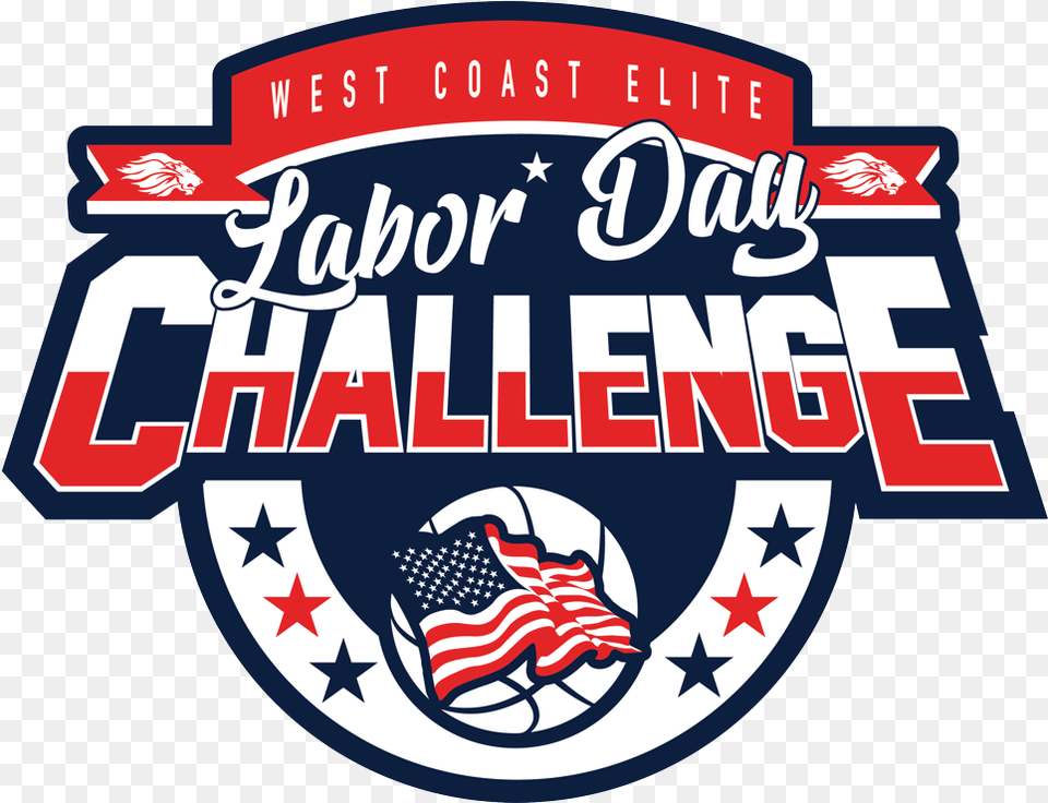 Wce Labor Day Challenge American, Logo, American Flag, Flag Free Transparent Png
