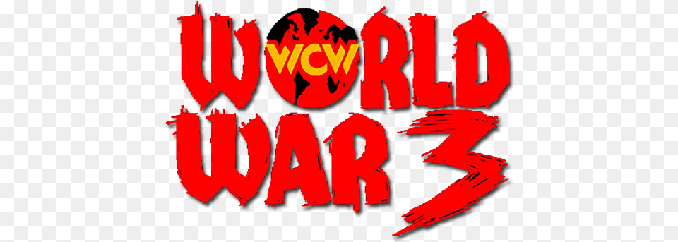 Wcw World War 3 Logo World War 3, Dynamite, Weapon, Text, Light Png Image