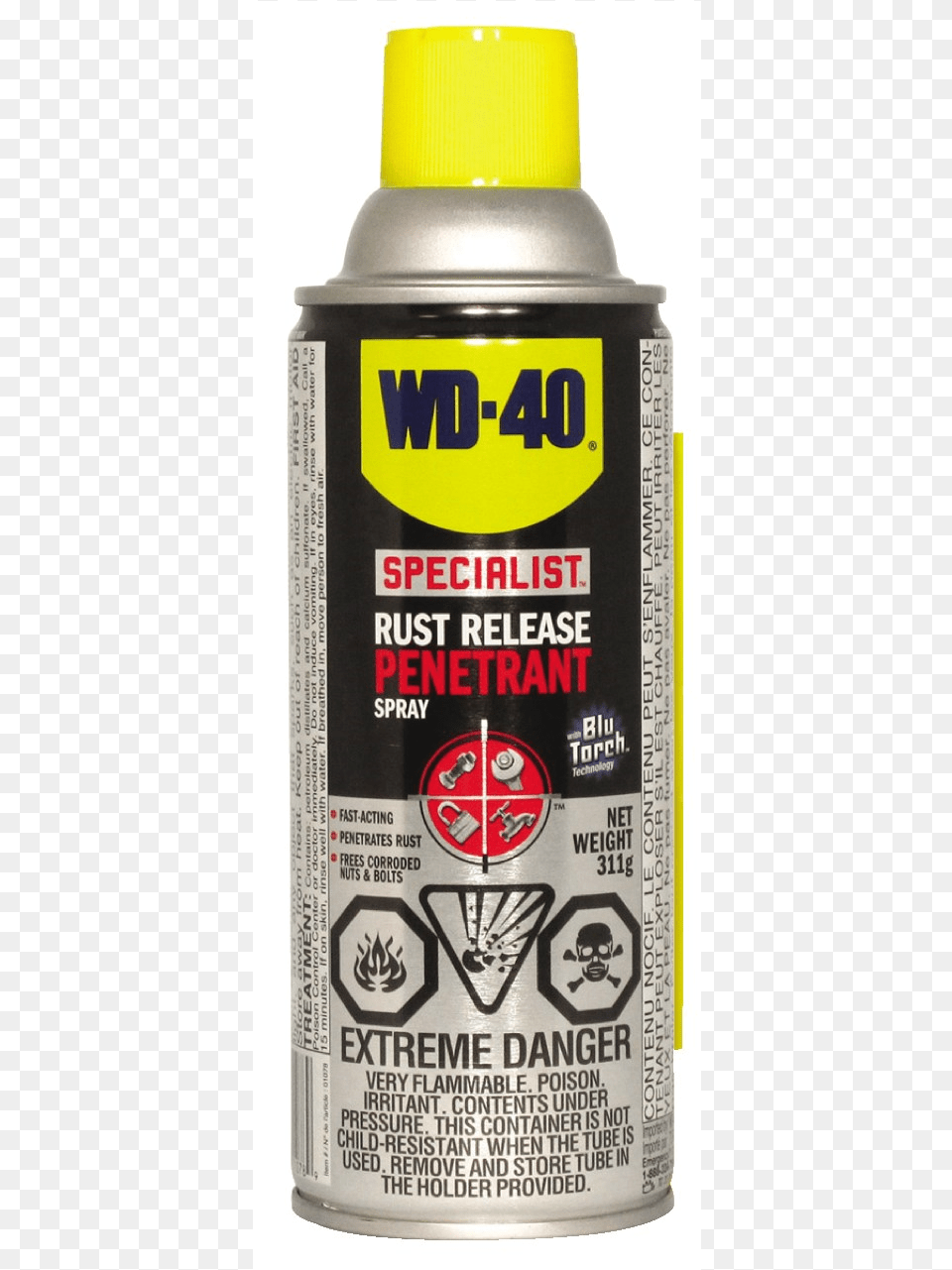 Wd 40 Specialist Water Resistant Silicone Lubricant Wd, Can, Spray Can, Tin, Person Free Png