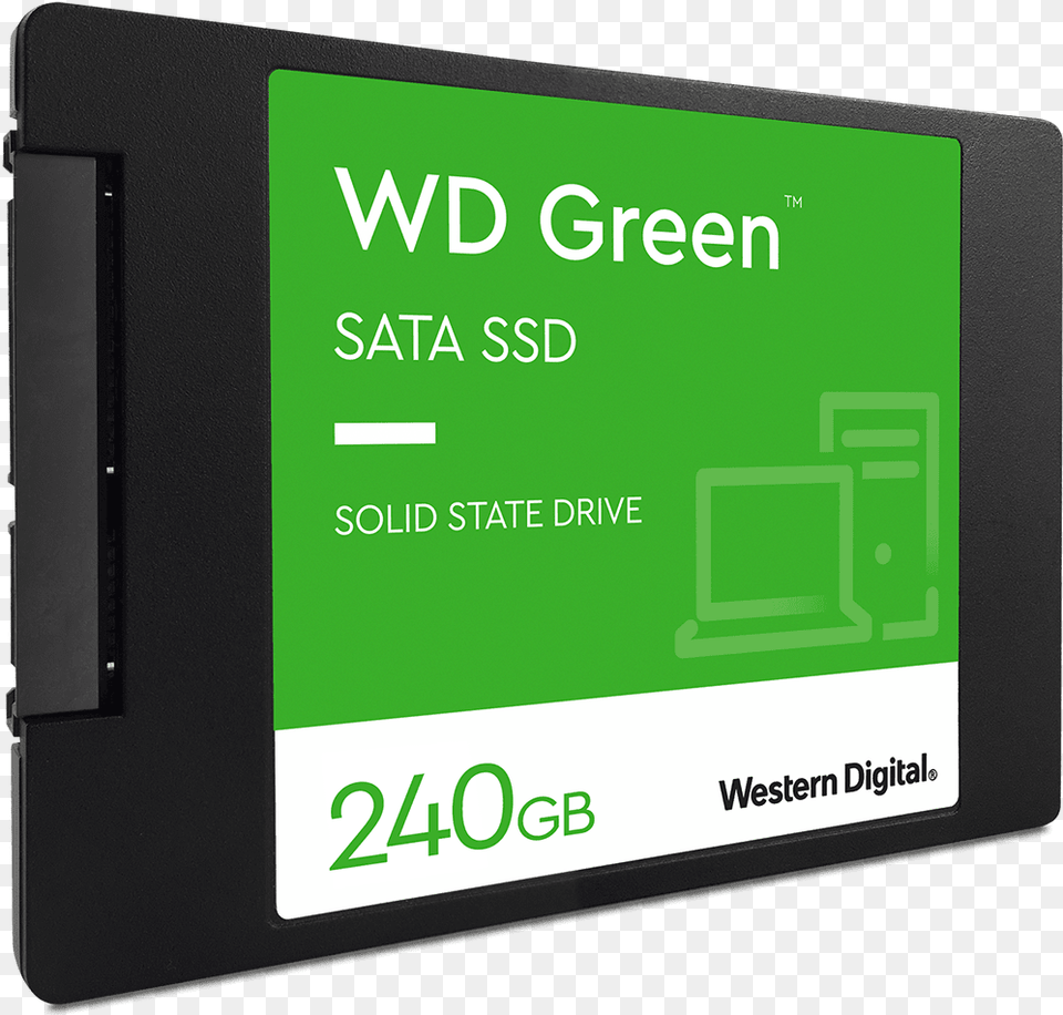 Wd Green Sata Ssd 25u201d7mm Cased Western Digital Store Ssd 240gb Green Wd, Computer Hardware, Electronics, Hardware, Computer Free Transparent Png