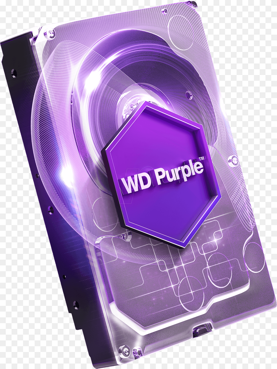 Wd Purple Surveillance Hard Drive 1 Tb Western Digital, Computer Hardware, Electronics, Hardware, Computer Free Png