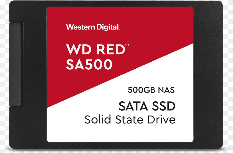 Wd Red Sa500 Nas Sata Ssd 500gb Wd Red Ssd, Computer Hardware, Electronics, Hardware, Text Free Png