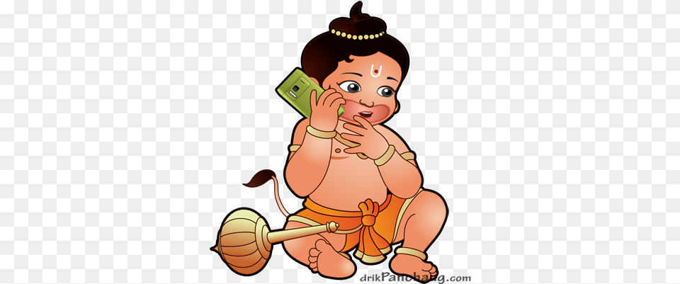 We All Know That In Hindu Religion Hanuman Ji Known Hanuman Bal Roop, Baby, Person, Face, Head Free Png