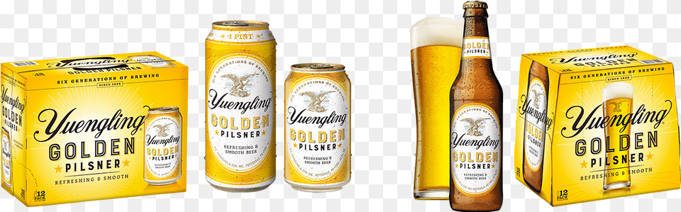 We Also Love The Design Of The Yuengling Golden Pilsner, Alcohol, Beer, Beverage, Lager Free Png