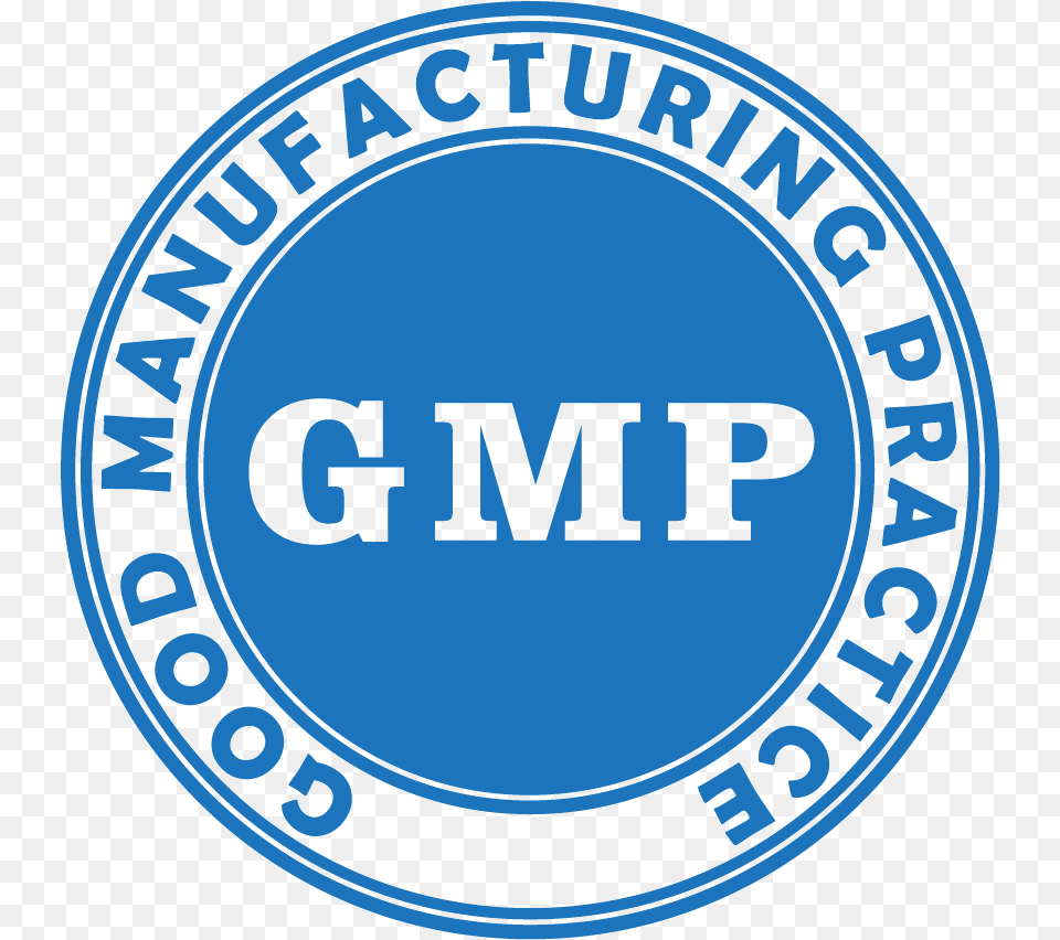 We Always Keep An Eye On Process Performance Through Gmp Good Manufacturing Practice Logo, Badge, Symbol Png Image