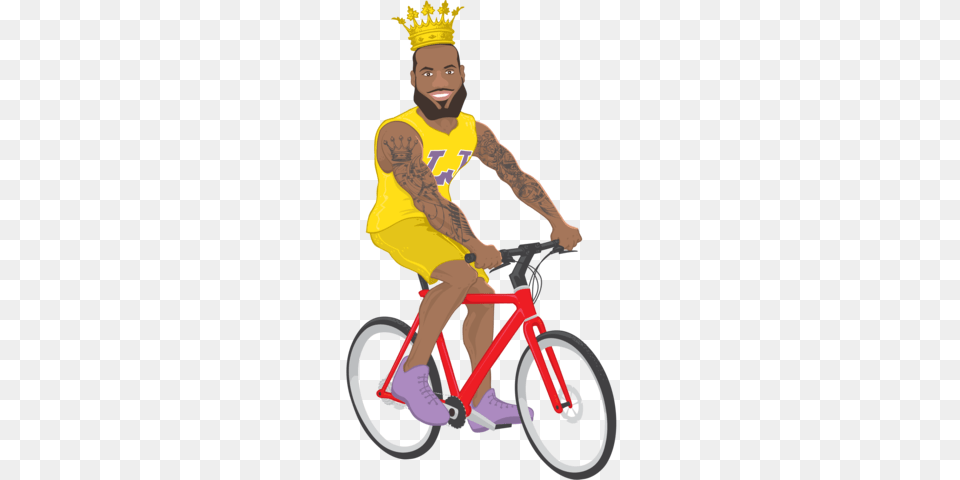 We Applaud Lebron James For His Dedication Athleticism Mountain Bike, Boy, Child, Person, Male Free Png Download