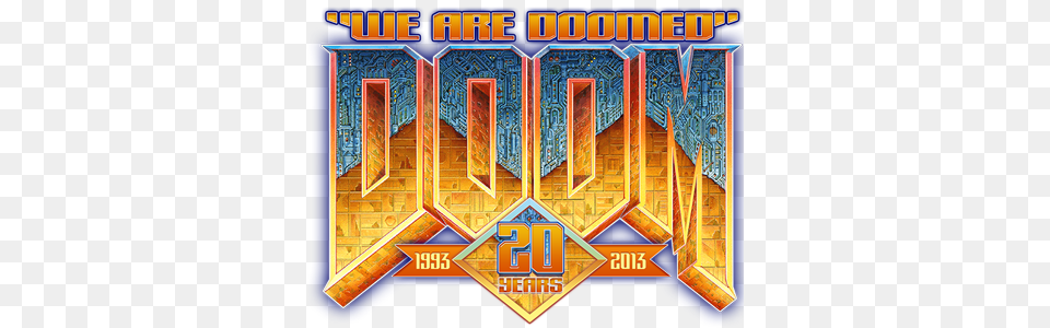 We Are Doomed Doom Tribute Logo Poster, Advertisement, Art, Gate Png Image