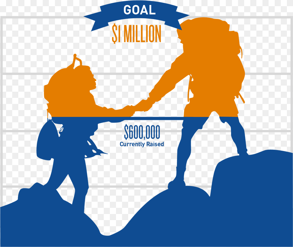 We Are On Our Way To Our Goal And Have Raised Over Mountain Hiking Vector, Chart, Plot, Body Part, Hand Png Image