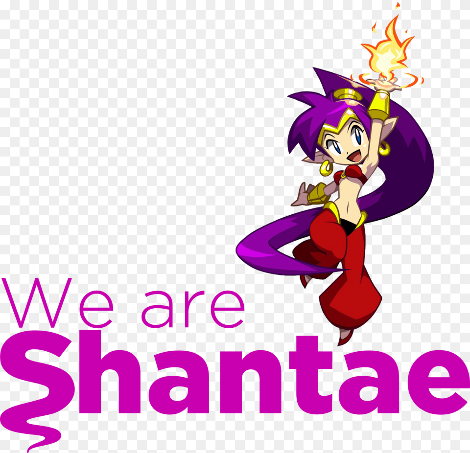 We Are Shantae Note Shantae Half 1 2 Genie Hero, Book, Publication, Comics, Purple Free Png Download