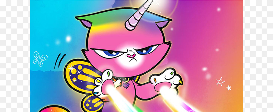 We Are So Excited To Finally Announce Bardel Entertainment Rainbow Butterfly Unicorn Kitty, Art, Graphics, People, Person Free Png Download