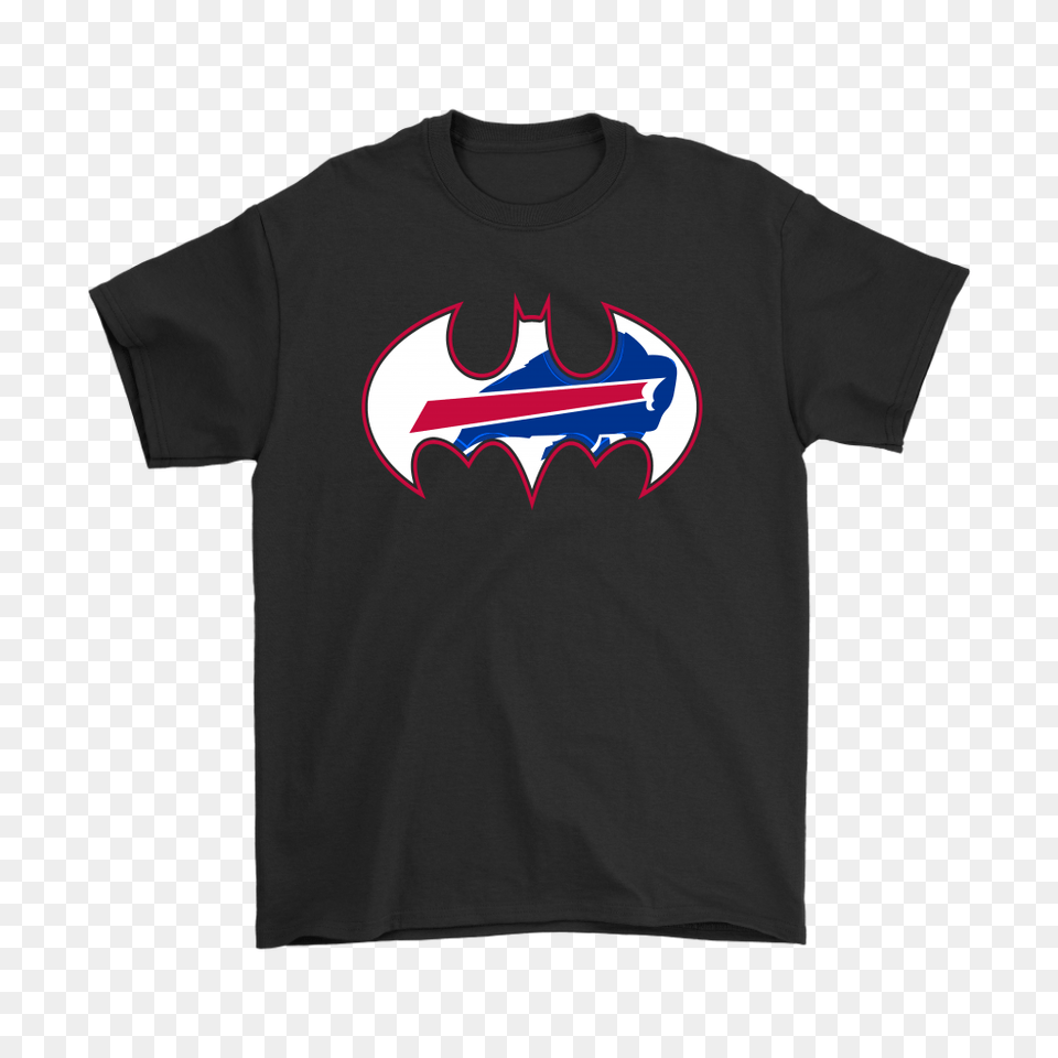We Are The Buffalo Bills Batman Nfl Mashup Shirts Tee X Tee, Clothing, Logo, T-shirt, Symbol Free Png Download