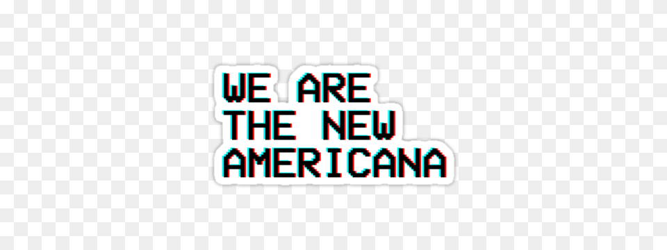 We Are The New Americana Halsey Inverted Sticker, Scoreboard, Text Png Image