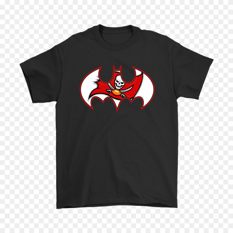 We Are The Tampa Bay Buccaneers Batman Nfl Mashup Shirts, Clothing, T-shirt, Logo, Symbol Png Image