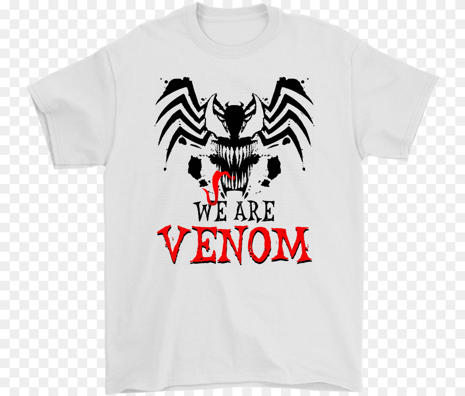 We Are Venom 2018 Marvel Tom Hardy Shirts Symbiote Rorschach, Clothing, T-shirt, Shirt Png