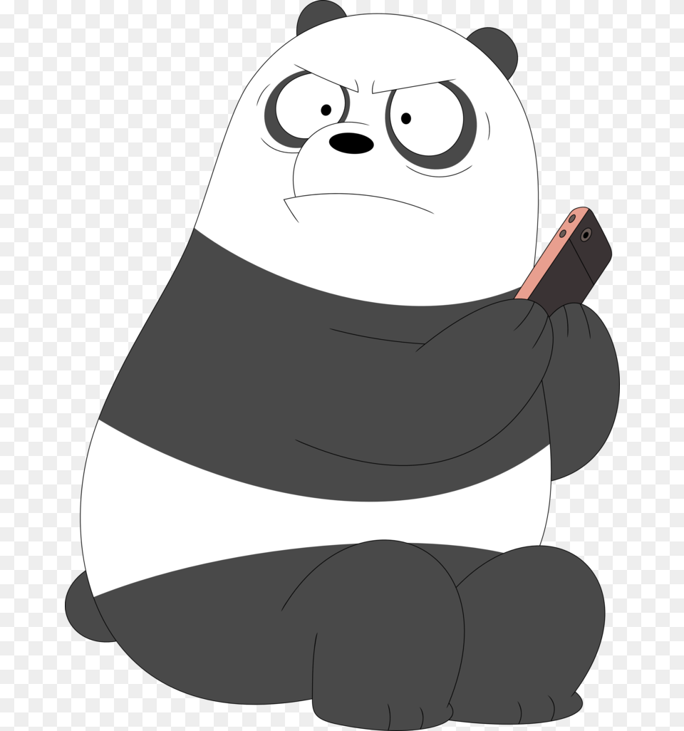 We Bare Bear Panda, Animal, Mammal, Wildlife Free Transparent Png