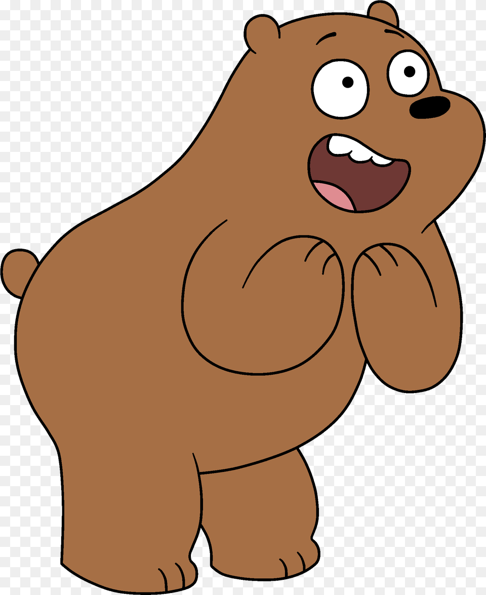 We Bare Bears, Animal, Bear, Mammal, Wildlife Png Image