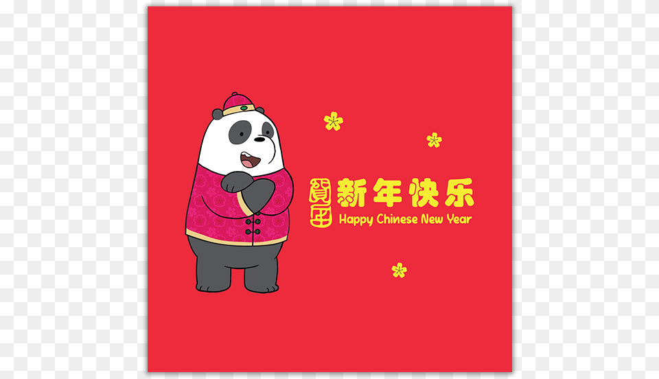 We Bare Bears Chinese New Year, Clothing, Coat, Envelope, Greeting Card Png Image