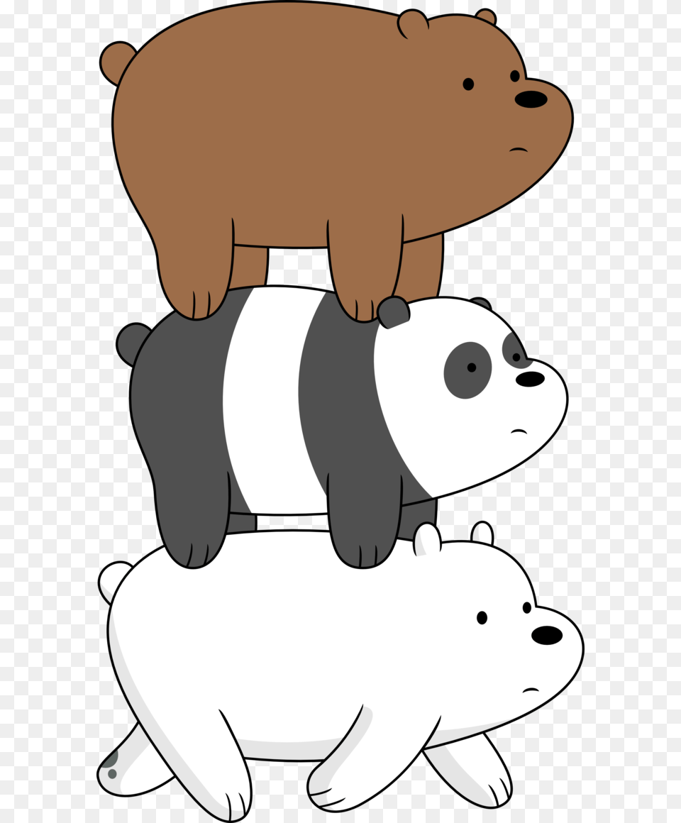 We Bare Bears Draw Your Cartoon Network Bear Cartoon We Bare Bears Vector, Animal, Mammal, Wildlife, Rodent Free Transparent Png