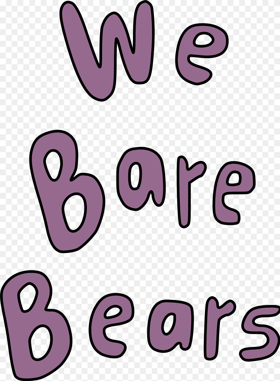 We Bare Bears Fonts, Text, Symbol, Number Png Image