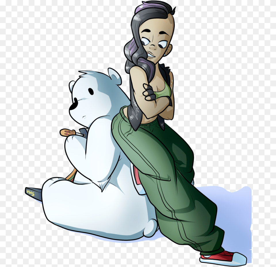 We Bare Bears Ice Bear And Yana, Book, Publication, Comics, Adult Free Png