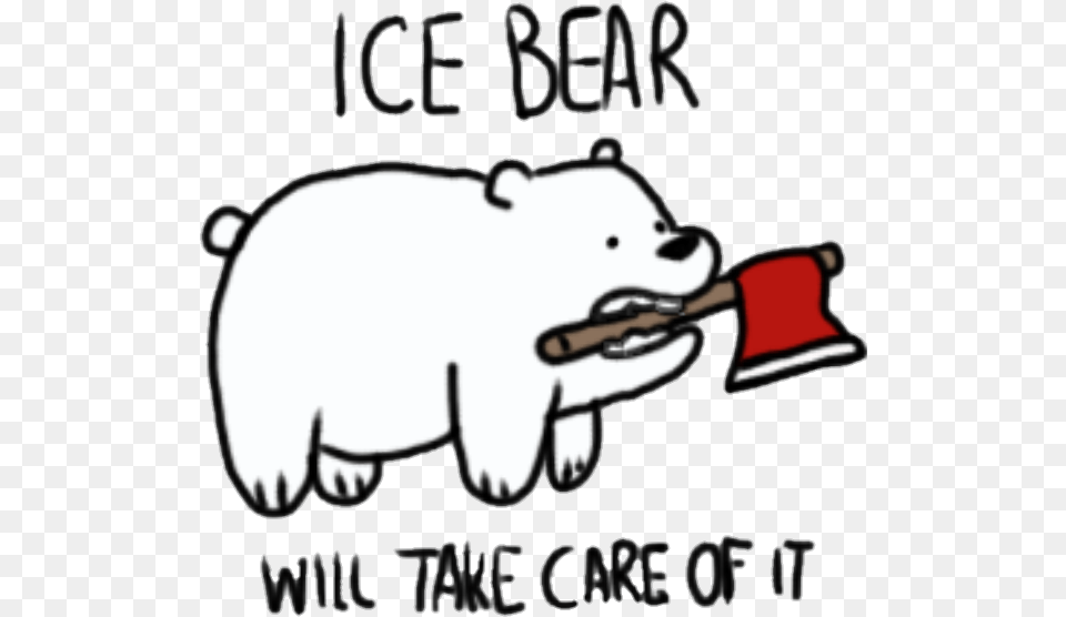 We Bare Bears Ice Bear Will Take Care Of It, Weapon, Device Free Transparent Png