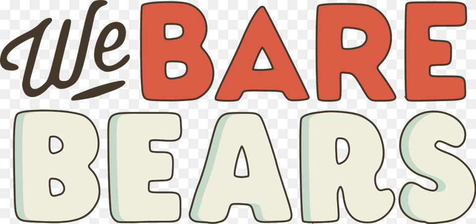 We Bare Bears Logo, Text, Number, Symbol Free Png Download