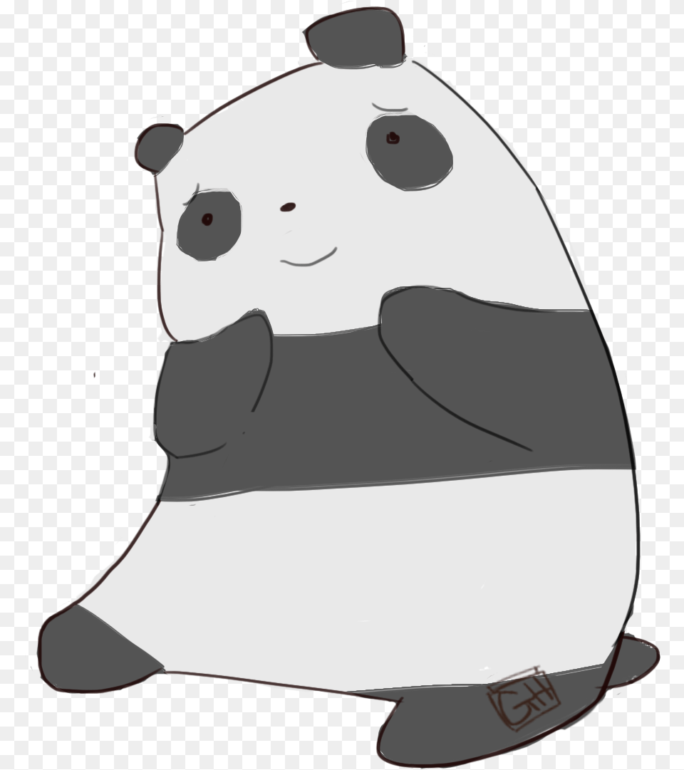 We Bare Bears Pan Pan Vinyl Sticker We Bare Bears, Bag, Clothing, Hardhat, Helmet Free Png