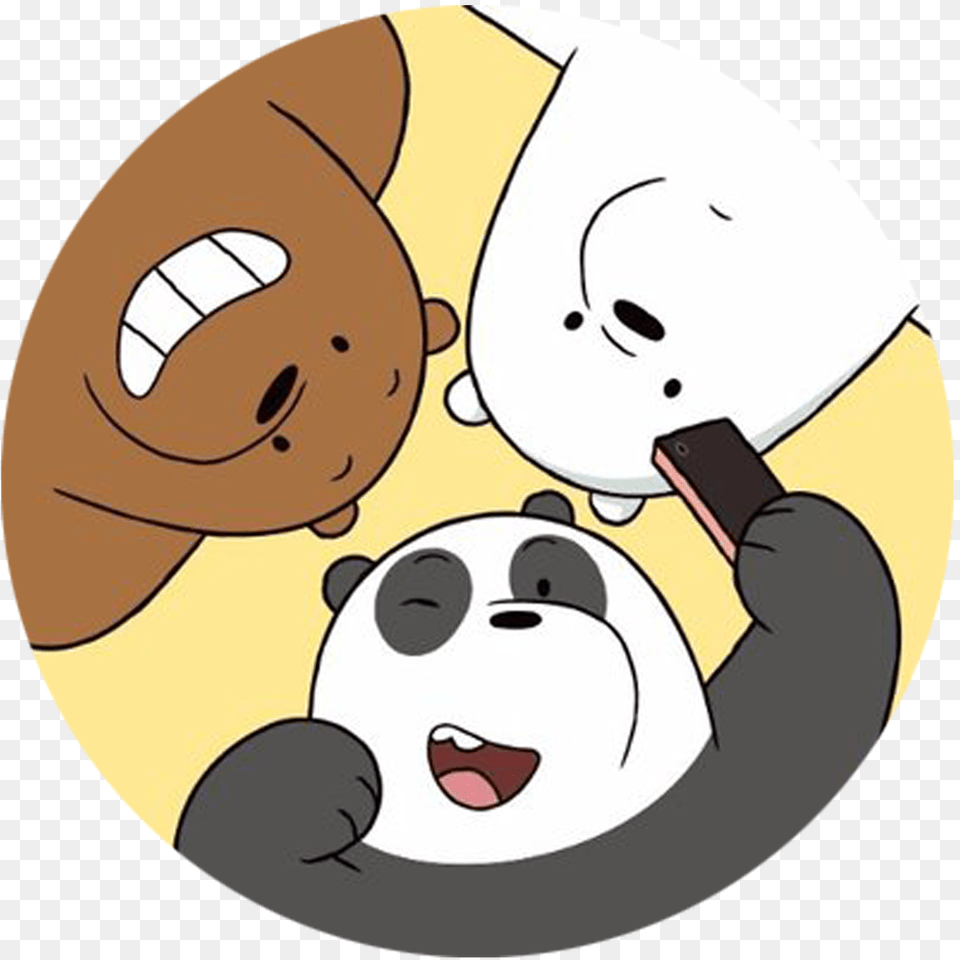 We Bare Bears Selfie Curtsy Gift Studio, Face, Head, Person Free Png Download