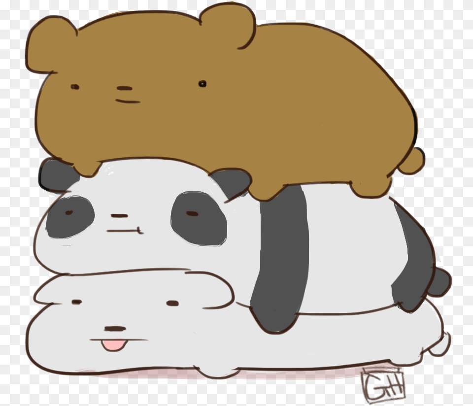 We Bare Bears Stack, Animal, Mammal, Cartoon Free Transparent Png