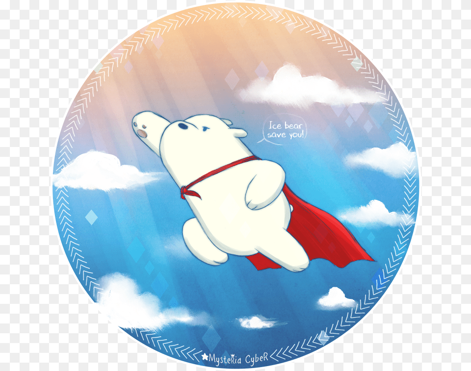 We Bare Bears Super Ice Bear Cartoon Ice Bear We Bare Bears, Disk, Dvd, Animal, Mammal Free Transparent Png