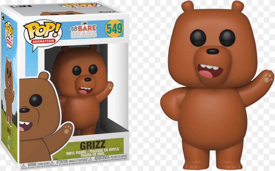 We Bare Bears We Bare Bears Funko, Toy, Plush, Person, Face Free Png