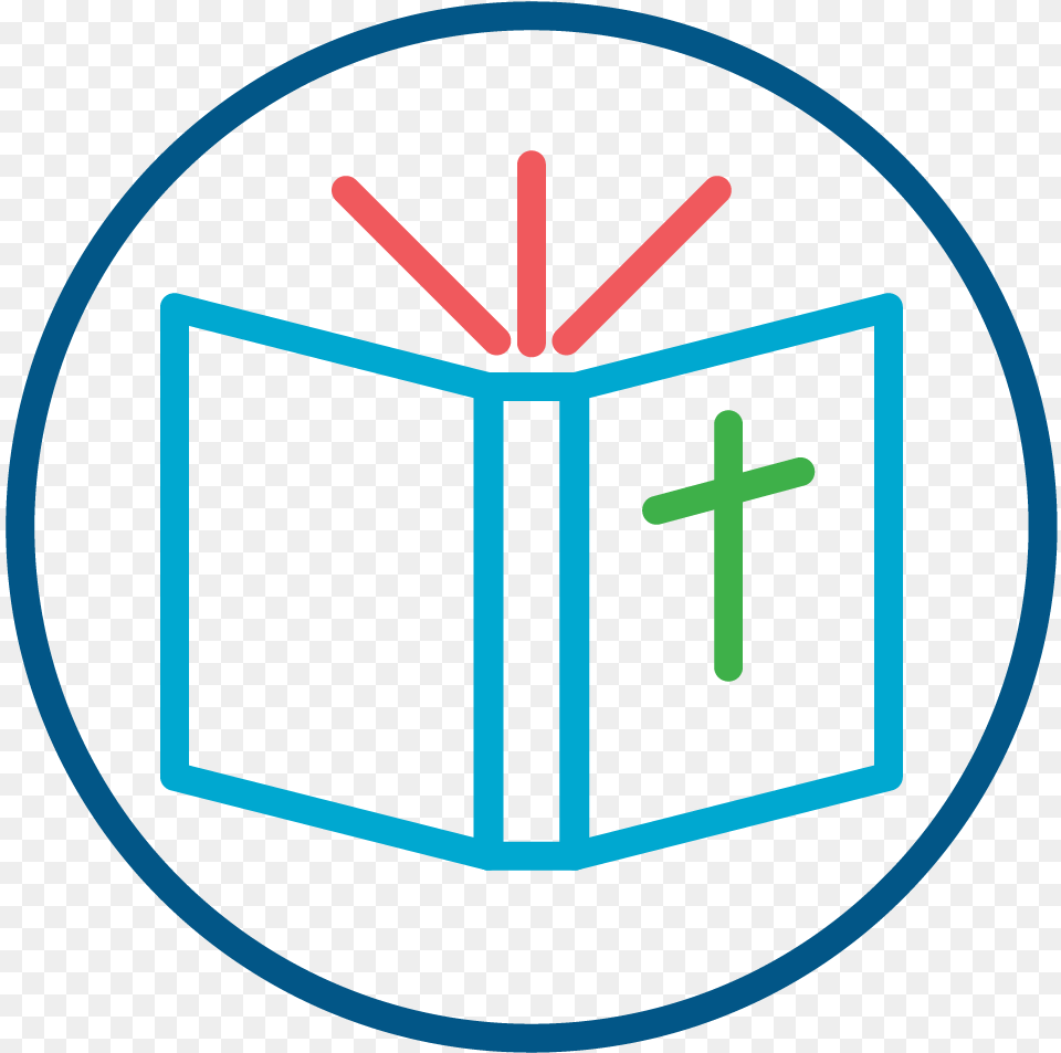 We Believe Icon Clipart Bible Transparent Background, Cross, Symbol Free Png Download