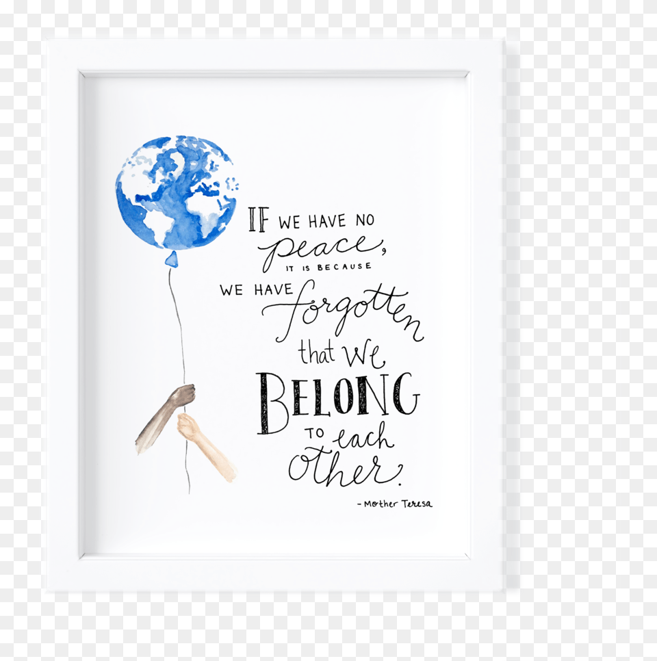 We Belong To Each Other, White Board, Text Free Transparent Png