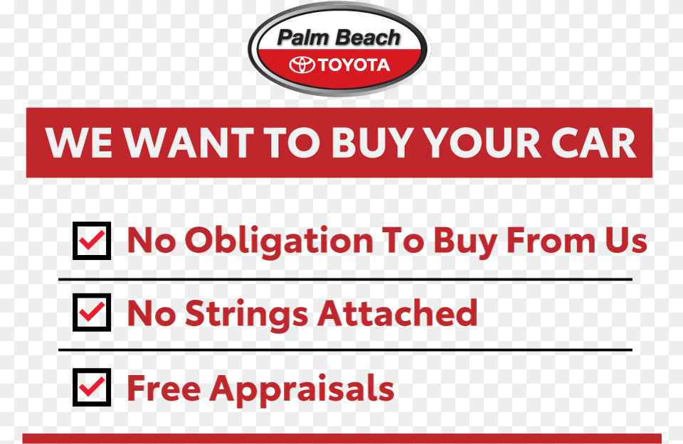 We Buy Used Cars Palm Beach Toyota Wolfchase Toyota, Text, Advertisement Free Transparent Png