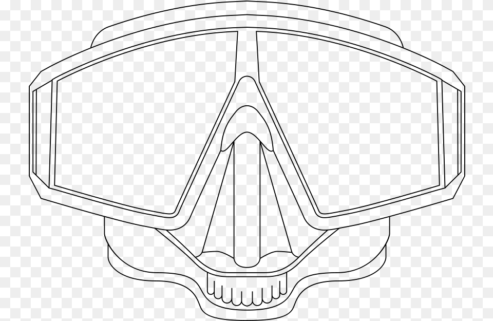 We Can Do Any Mask Line Art, Gray Free Transparent Png