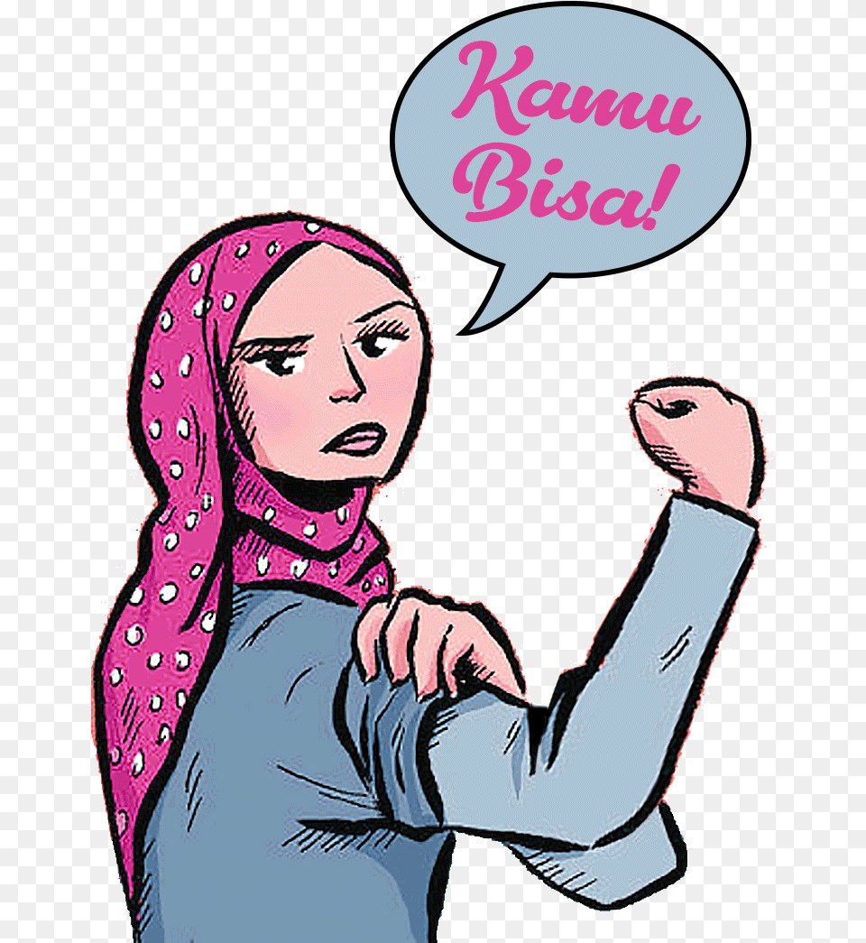 We Can Do It Muslim Woman, Book, Comics, Publication, Adult Png Image