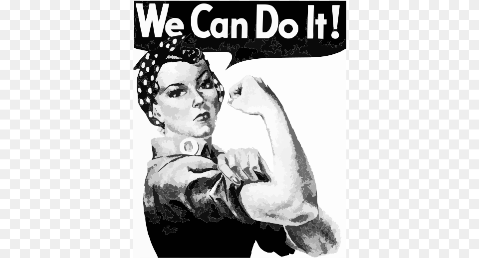 We Can Do It Rosie The Riveter, Advertisement, Poster, Adult, Person Png