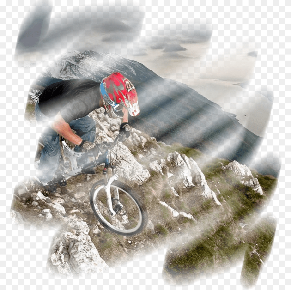 We Can Get You To All The Totally Dope Trails Perfect Illustration, Helmet, Adult, Vehicle, Transportation Free Transparent Png