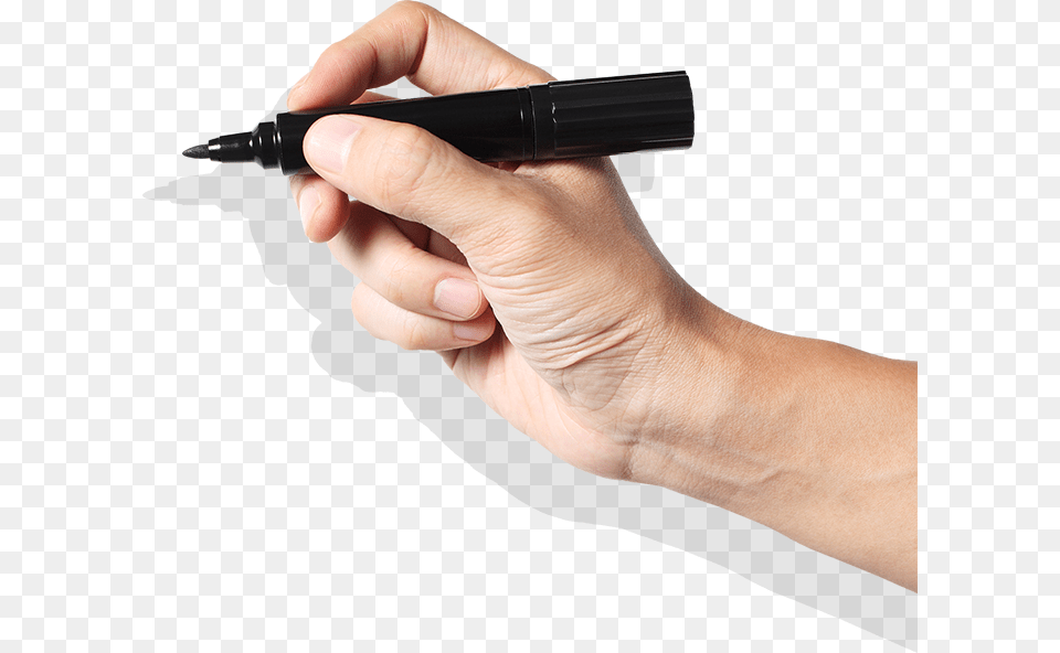 We Can Support Your Business Through The Full Marketing Hand Pen, Marker, Person, Body Part, Finger Png