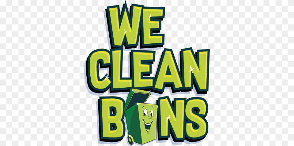 We Clean Bins Wheelie Bin Cleaning, Green, Text Free Transparent Png