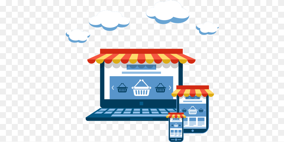 We Create A Customized Solution To Meet All Your Ecommerce Ecommerce Store Development, Canopy, Awning, Outdoors Free Png