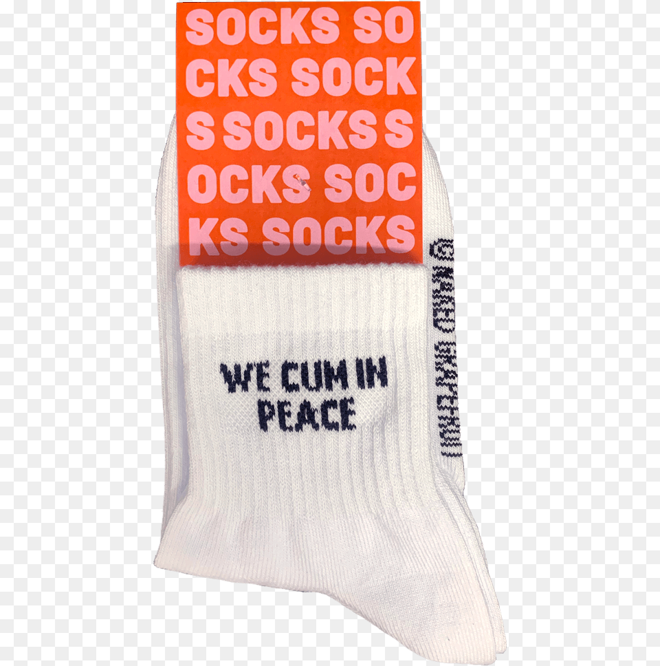 We Cum In Peace Socks Sock, Cap, Clothing, Hat, Baby Free Transparent Png