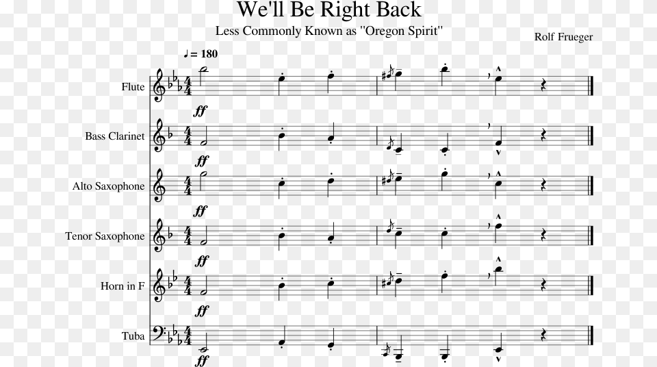 We Didn T Start The Fire Flute Sheet Music, Gray Free Png Download