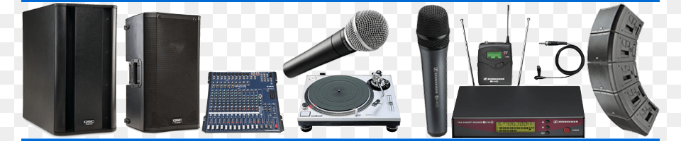 We Have An Array Of Powered Speakers Rental Microphones Technics Sl 1200, Electrical Device, Microphone, Electronics, Speaker Free Png Download